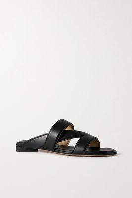 Bottega Veneta - Leather Sandals - Black