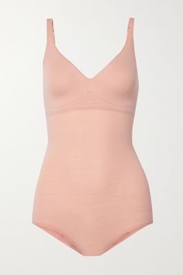 Wolford - 3w Stretch-cotton Bodysuit - Pink