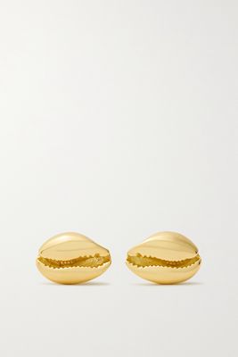 Almasika - Le Petit Cauri 18-karat Gold Earrings - one size