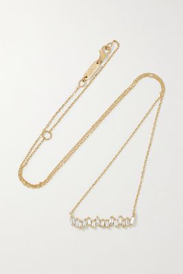 Suzanne Kalan - 18-karat Gold Diamond Necklace - one size