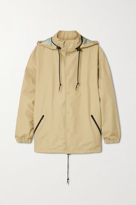 Balenciaga - Hooded Printed Shell Jacket - Neutrals