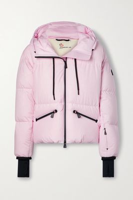 Moncler Grenoble - Allesaz Stretch-trimmed Quilted Shell Down Jacket - Pink