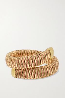 Carolina Bucci - Caro Gold-plated And Lurex Bracelet - one size