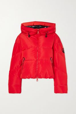 Cordova - The Meribel Hooded Quilted Down Ski Jacket - Red