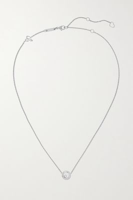 Chopard - Happy Diamonds 18-karat White Gold Diamond Necklace - one size