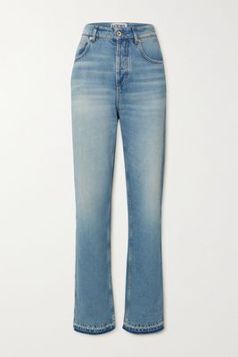 Loewe - High-rise Straight-leg Jeans - Blue