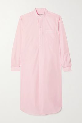 Charvet - Elysee Oversized Cotton-poplin Nightdress - Pink