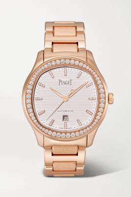 Piaget - Polo Automatic 36mm 18-karat Rose Gold And Diamond Watch - one size