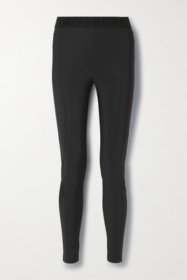 Givenchy - Stretch-jersey Leggings - Black