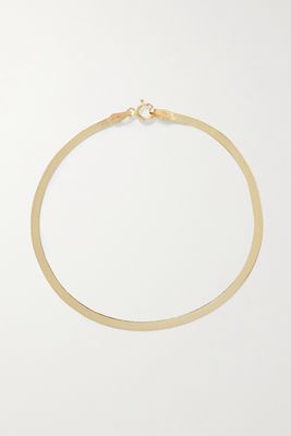 Loren Stewart - Herringbone 10-karat Gold Bracelet - one size