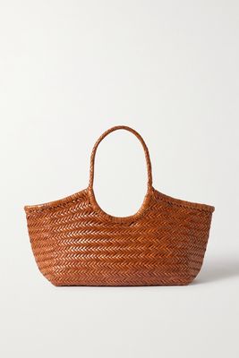 Dragon Diffusion - Nantucket Large Woven Leather Tote - Brown