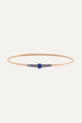 Pomellato - M'ama Non M'ama 18-karat Rose Gold, Lapis Lazuli And Sapphire Bracelet - one size
