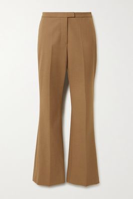 LVIR - Wool-blend Straight-leg Pants - Brown