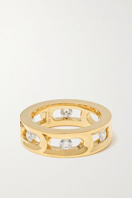 Melissa Kaye - Kira 18-karat Gold Diamond Ring - 6