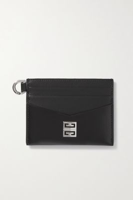 Givenchy - Embellished Paneled Leather Cardholder - Black
