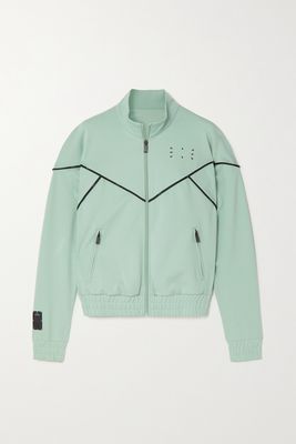 MCQ - Piped Jersey Track Jacket - Green