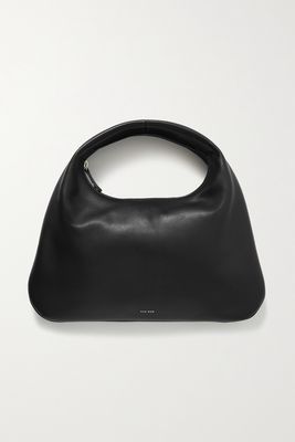 The Row - Everyday Small Textured-leather Tote - Black