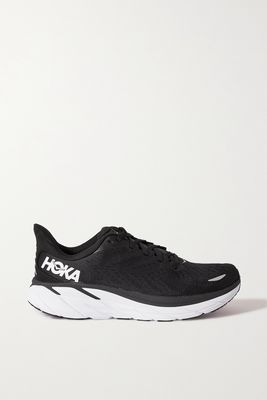 Hoka One One - Clifton 8 Mesh Sneakers - Black