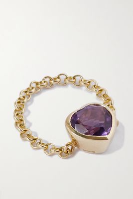 Roxanne First - 14-karat Gold Amethyst Ring - N