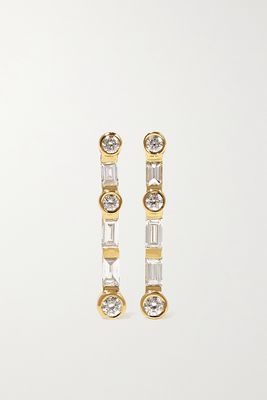 SHAY - 18-karat Gold Diamond Earrings - one size