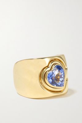Retrouvaí - 14-karat Gold Sapphire Ring - 7