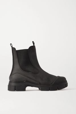 GANNI - Rubber Chelsea Boots - Black