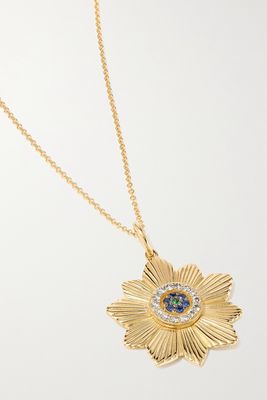 Ileana Makri - 18-karat Gold Multi-stone Necklace - one size