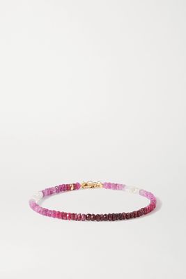 JIA JIA - Arizona Gold Ruby Bracelet - Pink
