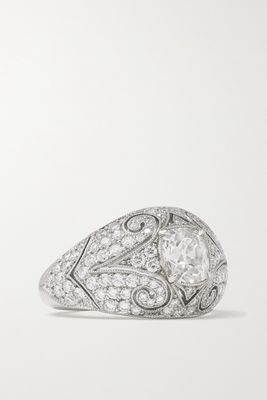Fred Leighton - Collection Platinum Diamond Ring - Gold