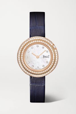 Piaget - Possession 29mm 18-karat Rose Gold, Alligator And Diamond Watch - one size