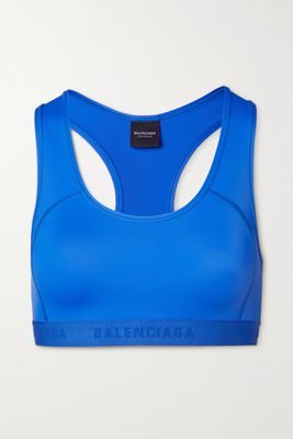 Balenciaga - Stretch Sports Bra - Blue