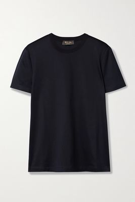 Loro Piana - Cotton-jersey T-shirt - Blue