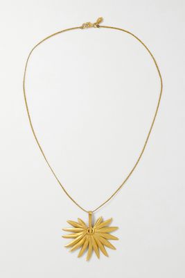 Pippa Small - 18-karat Gold And Cord Necklace - one size