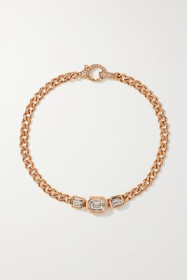 SHAY - 18-karat Rose Gold Diamond Bracelet - one size