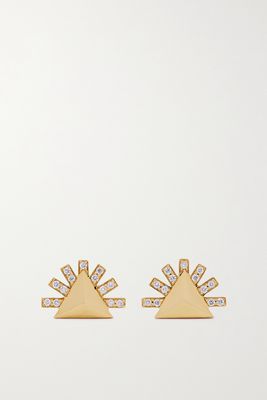 Harwell Godfrey - 18-karat Gold Diamond Earrings - one size