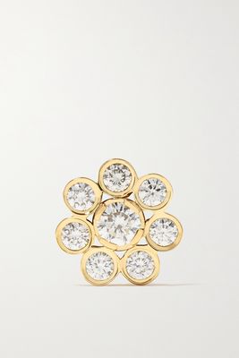 Sophie Bille Brahe - Bellis 18-karat Gold Diamond Single Earring - one size