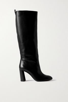 Co - Tall Leather Knee Boots - Black