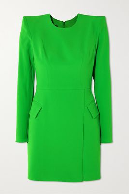 Alex Perry - Rian Satin-crepe Mini Dress - Green