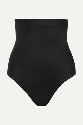 Spanx - Suit Your Fancy High-rise Stretch-jersey Thong - Black