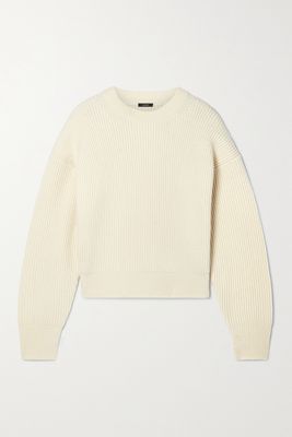 Joseph - Ribbed Merino Wool Sweater - Ivory