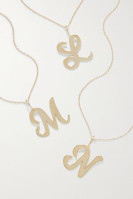 The M Jewelers - The Signature Script 10-karat Gold Necklace - Q