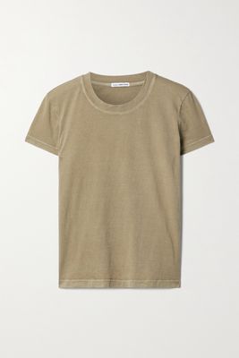 James Perse - Vintage Boy Cotton-jersey T-shirt - Brown