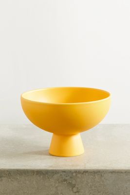 Raawii - Strøm Large Earthenware Bowl - Yellow