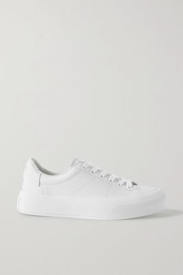 Givenchy - City Court Logo-detailed Leather Sneakers - White