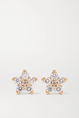 OLE LYNGGAARD COPENHAGEN - Shooting Stars 18-karat Gold Diamond Earrings - one size