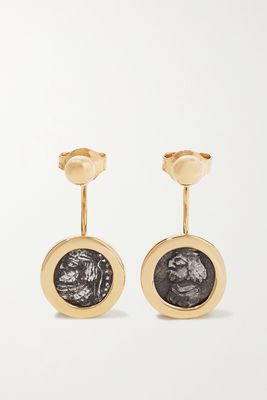 Dubini - 18-karat Gold And Silver Earrings - one size