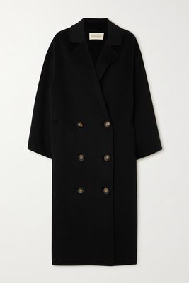 LOULOU STUDIO - Borneo Oversized Double-breasted Wool And Cashmere-blend Coat - Black