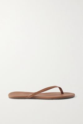 TKEES - Foundations Matte Leather Flip Flops - Brown