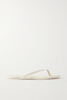 TKEES - Solids Leather Flip Flops - Ivory