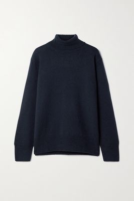 The Row - Stepny Wool And Cashmere-blend Turtleneck Sweater - Blue
